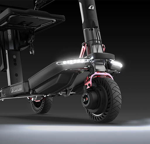 ATTO電動代步車SPORT升級版車體前方裝載LED大燈
